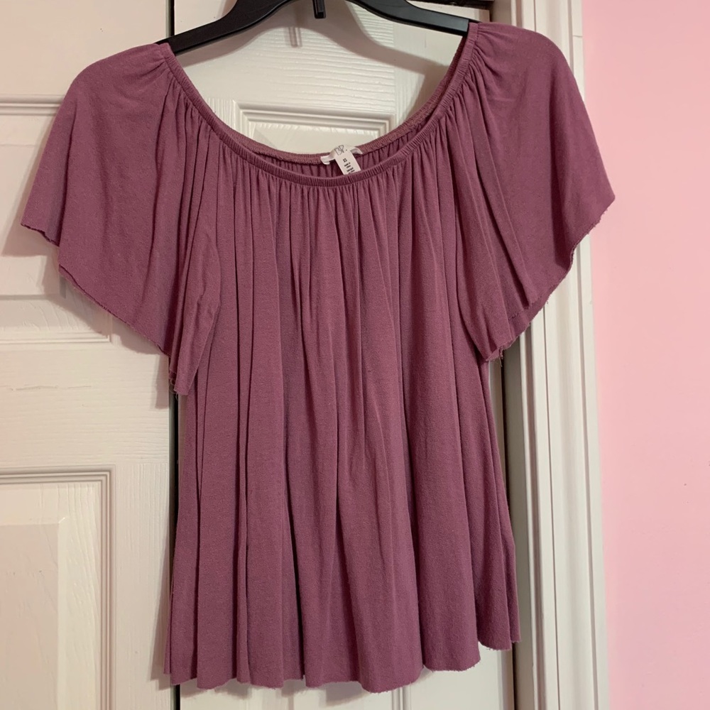 Purple blouse